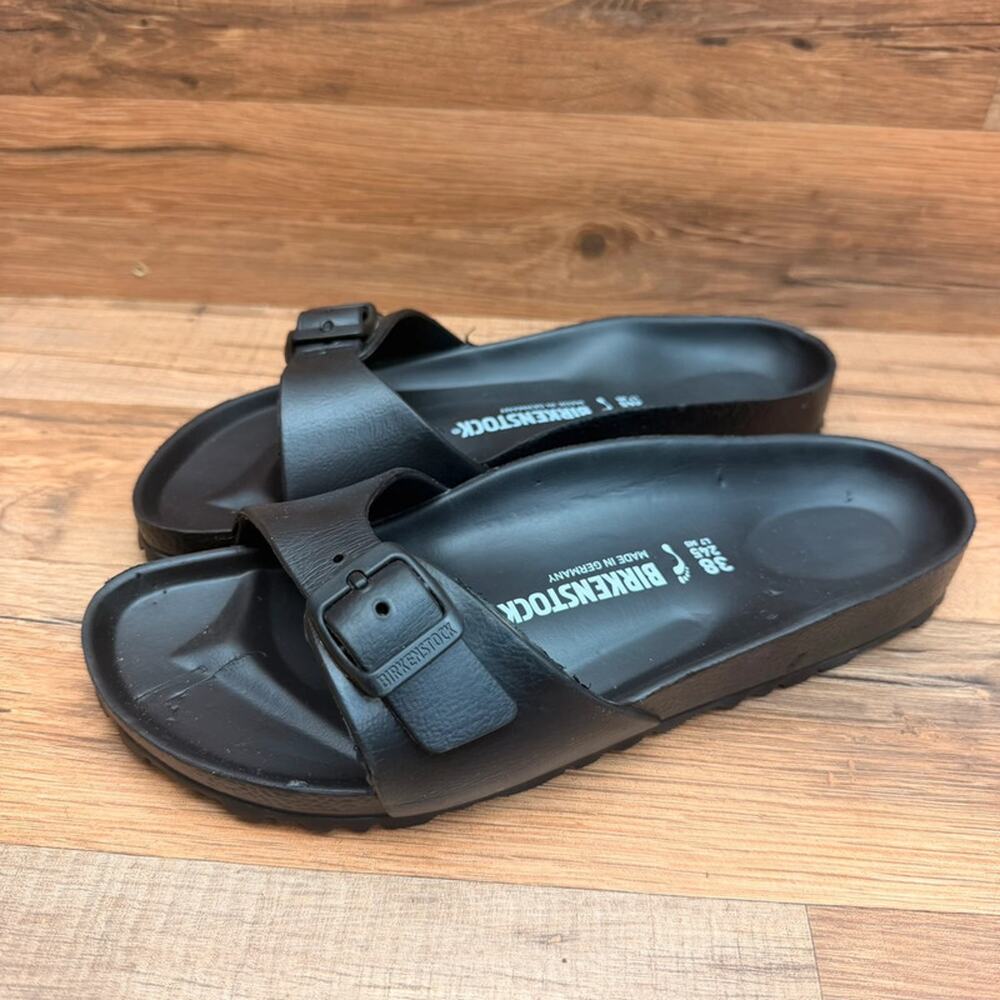Birkenstock Madrid EVA Womens EU 38 US 7 Black Slide Sandals